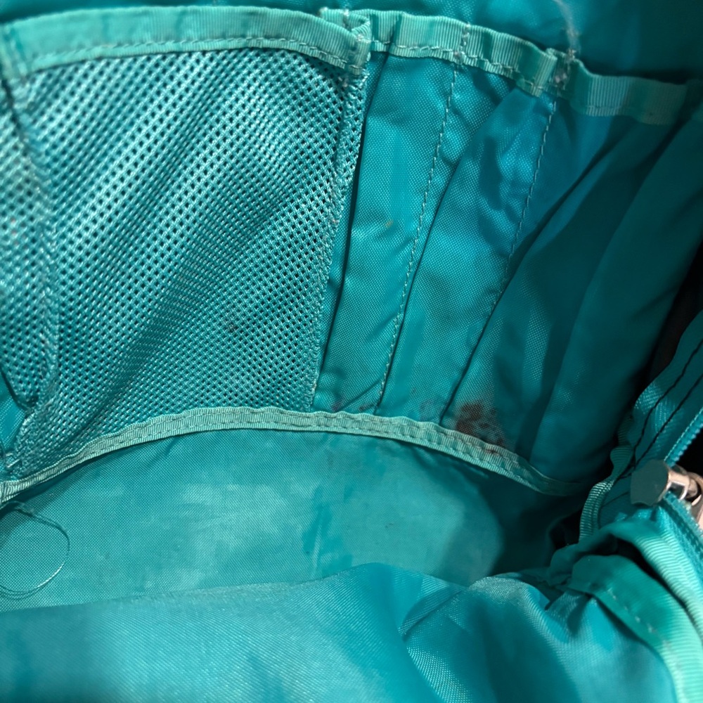 The North Face Black Jester Backpack with Teal Trim - Picture 11 of 12